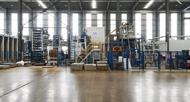 Kepiye Mesin Pembuat Blok Pas menyang Lini Produksi Blok Beton Lengkap