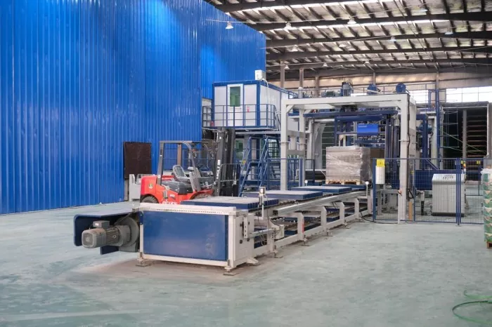Mesin Paver Interlocking Otomatis kanggo Pabrik Blok Beton Cerdas